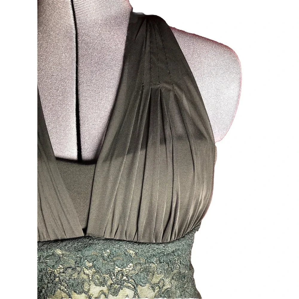 Vintage Y2K Dress City Triangles Halter Prom Fairy Whimsigoth Dreamy S - Picture 7 of 12